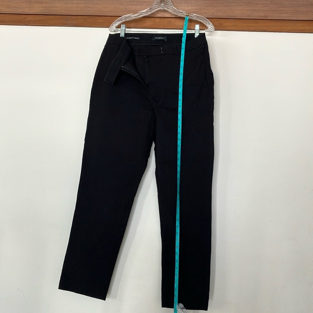 Talbots high waist straight pants Size 14 Black
